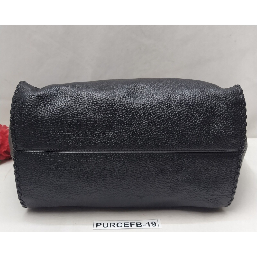 Michael Kors Black Pebbled Leather Tassel Chain Strap Shoulder Bag - Picture 9 of 16
